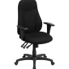 Flash Furniture Hughes Ergonomic Fabric Swivel High Back Task Office Chair, Black (BT90297HA)