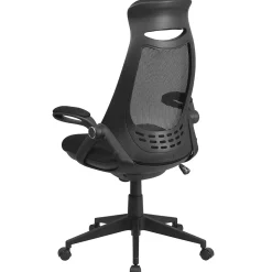 Flash Furniture Ivan Ergonomic Mesh Swivel High Back Executive Office Chair, Black (HL0018)