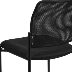 Flash Furniture Jana Mesh Stackable Side Chair, Black (GO5152)
