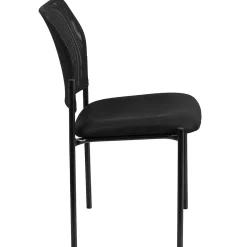 Flash Furniture Jana Mesh Stackable Side Chair, Black (GO5152)