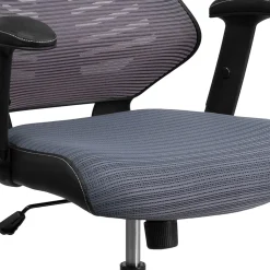 Flash Furniture Kale Ergonomic Mesh Swivel High Back Executive Office Chair, Gray (BLZP806GY)