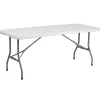 Flash Furniture Kathryn Folding Table, 72" x 30", Granite White (RB3072FH)