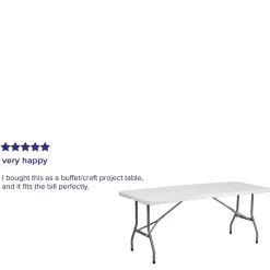 Flash Furniture Kathryn Folding Table, 72