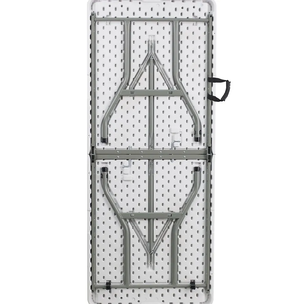 Flash Furniture Kathryn Folding Table, 72" x 30", Granite White (RB3072FH)