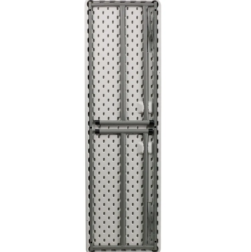 Flash Furniture Kathryn Folding Table, 60" x 18", Granite White (RB1860)