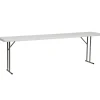 Flash Furniture Kathryn Folding Table, 96" x 18", Granite White (RB1896)