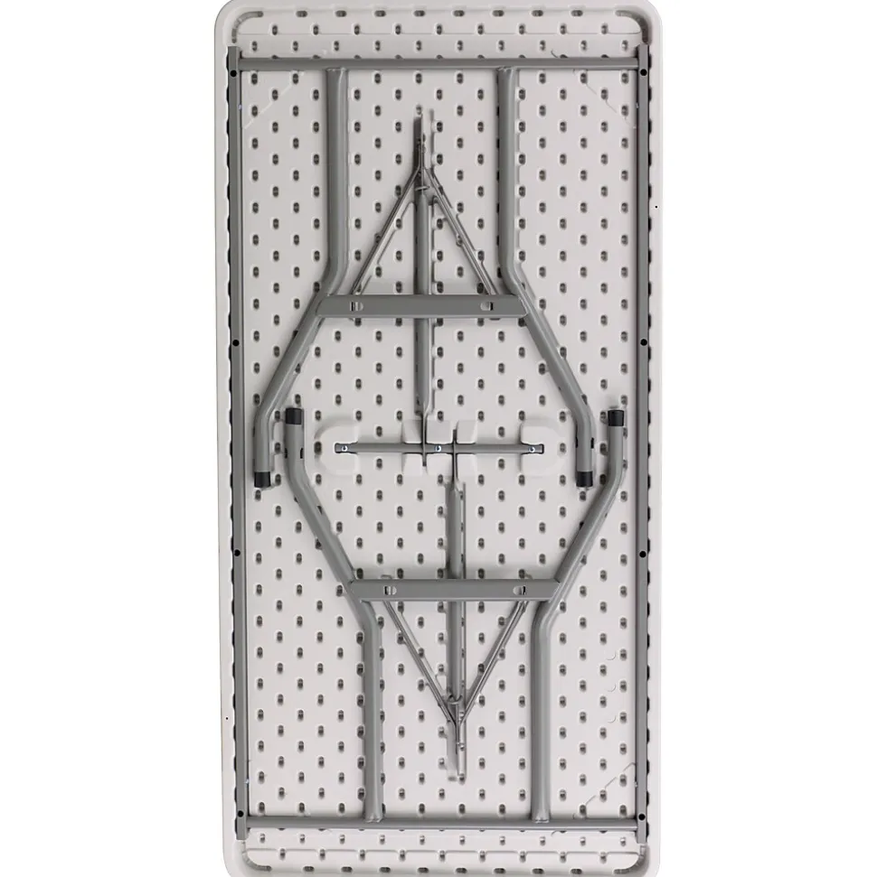 Flash Furniture Kathryn Folding Table, 60" x 30", Granite White (RB3060)