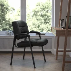 Flash Furniture LeatherSoft Executive Chair, Black (BT-1404-BKGY-GG)