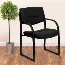 Flash Furniture LeatherSoft Executive Chair, Black (BT-510-LEA-BK-GG)