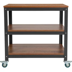 Flash Furniture Livingston Collection 3 Shelf 30