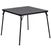 Flash Furniture Madelyn Folding Table, 33.5" x 33.5", Black (JB2)