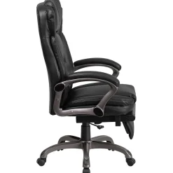 Flash Furniture Martin Ergonomic LeatherSoft Swivel High Back Executive Reclining Office Chair, Black (BT90279H)