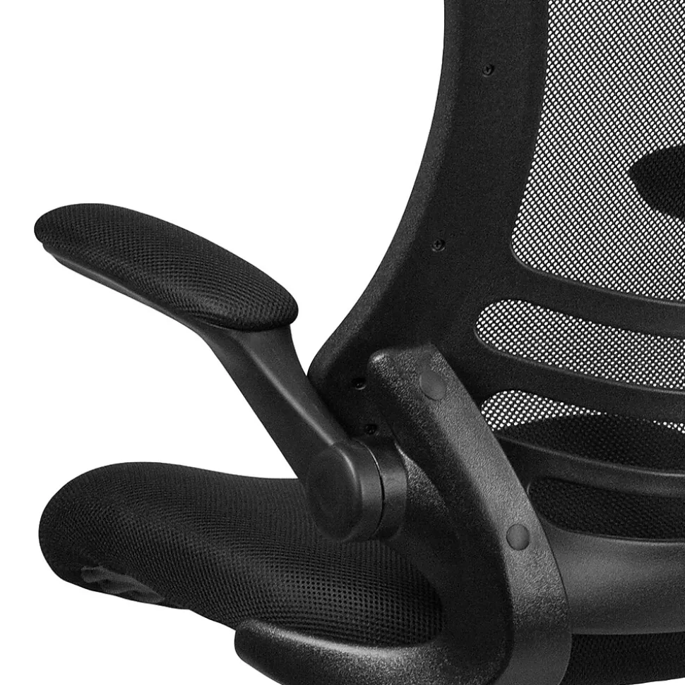 Flash Furniture Mid-Back Design Mesh Task Chair, Black (BL-X-5M-D-GG)