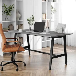 Flash Furniture Redmond 60"W x 30"D Conference Table, Laminate, Gray Oak (MTM6030LTGRYABF)