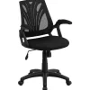 Flash Furniture Sam Ergonomic Mesh Swivel Mid-Back Task Office Chair, Black (GOWY82)