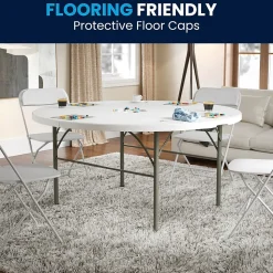 Flash Furniture Scarborough Folding Table, 60.5