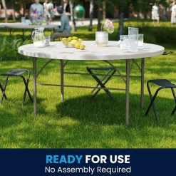 Flash Furniture Scarborough Folding Table, 60.5