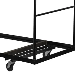 Flash Furniture Steel Folding Table Dolly For Rectangular Folding Tables, Black