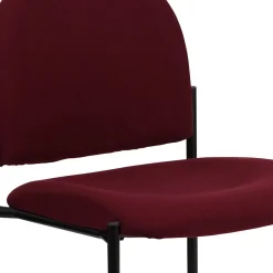 Flash Furniture Tania Fabric Stackable Side Reception Chair, Burgundy (BT5151BY)