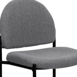 Flash Furniture Tania Fabric Stackable Side Reception Chair, Gray (BT5151GY)