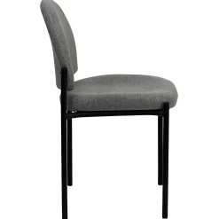 Flash Furniture Tania Fabric Stackable Side Reception Chair, Gray (BT5151GY)