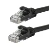 FLEXboot Series Cat5e 24AWG UTP Ethernet Network Patch Cable, 25ft Black