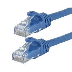 FLEXboot Series Cat5e 24AWG UTP Ethernet Network Patch Cable, 5ft Blue