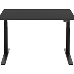 FlexiSpot E7 Pro 55"W Electric Adjustable Chipboard Standing Desk, Black (E7BPRO5528-B)