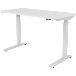 FlexiSpot 48"W Electric Adjustable Standing Desk, White (EC9W)