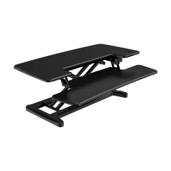 Flexispot 36"W Electric Standing Desk Converter, Black (EM7MB)