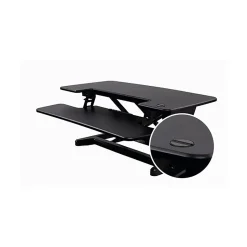 Flexispot 36"W Electric Standing Desk Converter, Black (EM7MB)