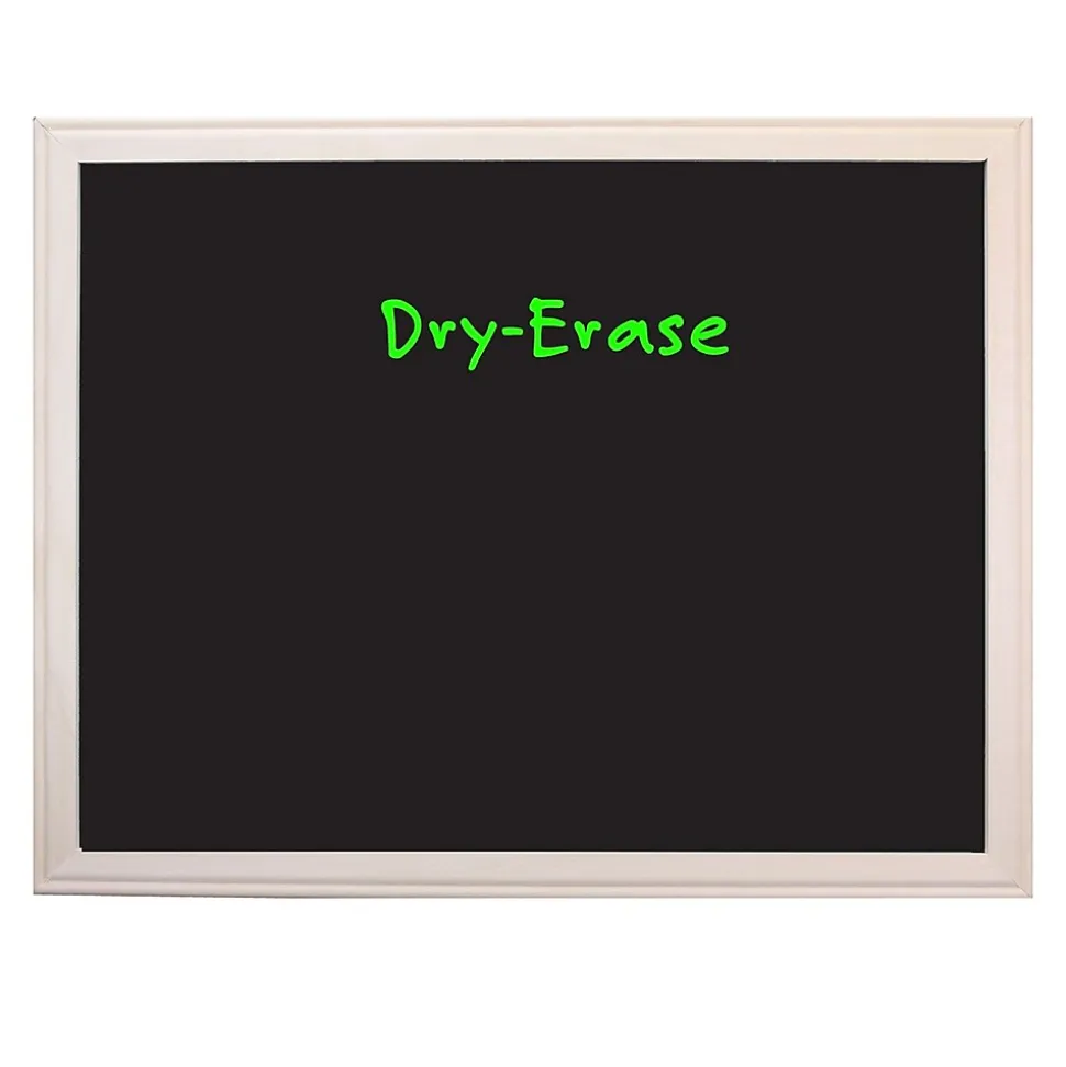 Flipside Dry-Erase Blackboard, Wood Frame, 18" x 24" (17920)