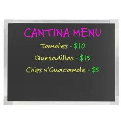 Flipside Dry-Erase Blackboard, Aluminum Frame, 36" x 48" (17941)