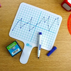 Flipside Dry-Erase Graphing Paddle, Pen, and Eraser Class Pack, 36/Set (19125)