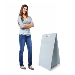 Flipside Dry-Erase Marquee Easel, 35.5