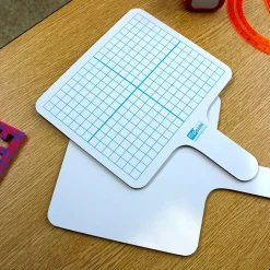 Flipside Graphing Paddles Dry Erase Whiteboard, 7.75