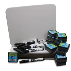 Flipside Magnetic Class Pack Dry-Erase Whiteboard, 9" x 12" (FLP21004)