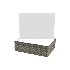 Flipside Magnetic Mobile Dry-Erase Whiteboard, 0.75' x 1', 24/Pack (12477)