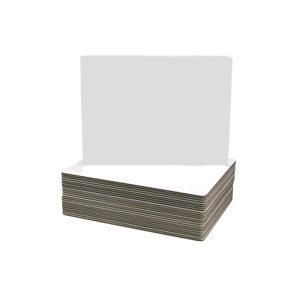 Flipside Magnetic Mobile Dry-Erase Whiteboard, 0.75' x 1', 24/Pack (12477)