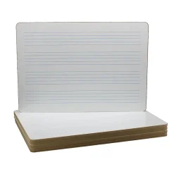 Flipside Music Staff Dry-Erase Mobile Whiteboard, 11" x 16", 12/Pack (11267)