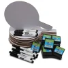 Flipside Oval Dry-Erase Paddle, Eraser, and Pen Class Pack, 36/Set (11232)