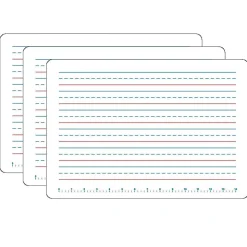 Flipside Primary Handwriting Dry Erase Whiteboard, 11" x 16", 3/Bundle (FLP11165-3)