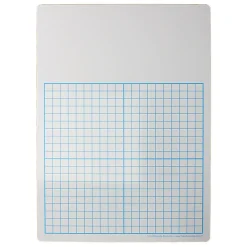 Flipside Products 1/2" Graph w/Work Space Melamine Dry-Erase Whiteboard, 11" x 16", Pack of 3 (FLP11162-3)