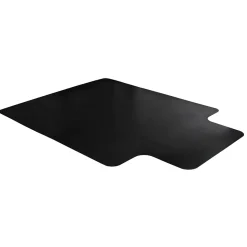 Floortex Advantagemat Hard Floor Chair Mat with Lip, 36" x 48", Black Vinyl (FC123648HLBV)