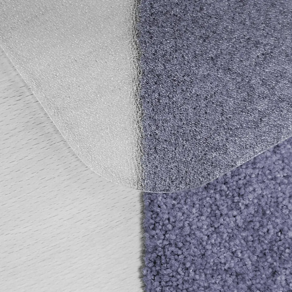 Floortex Cleartex Unomat Carpet & Hard Floor Chair Mat with Lip, 35" x 47", Low-Pile, Clear (128920LRA)