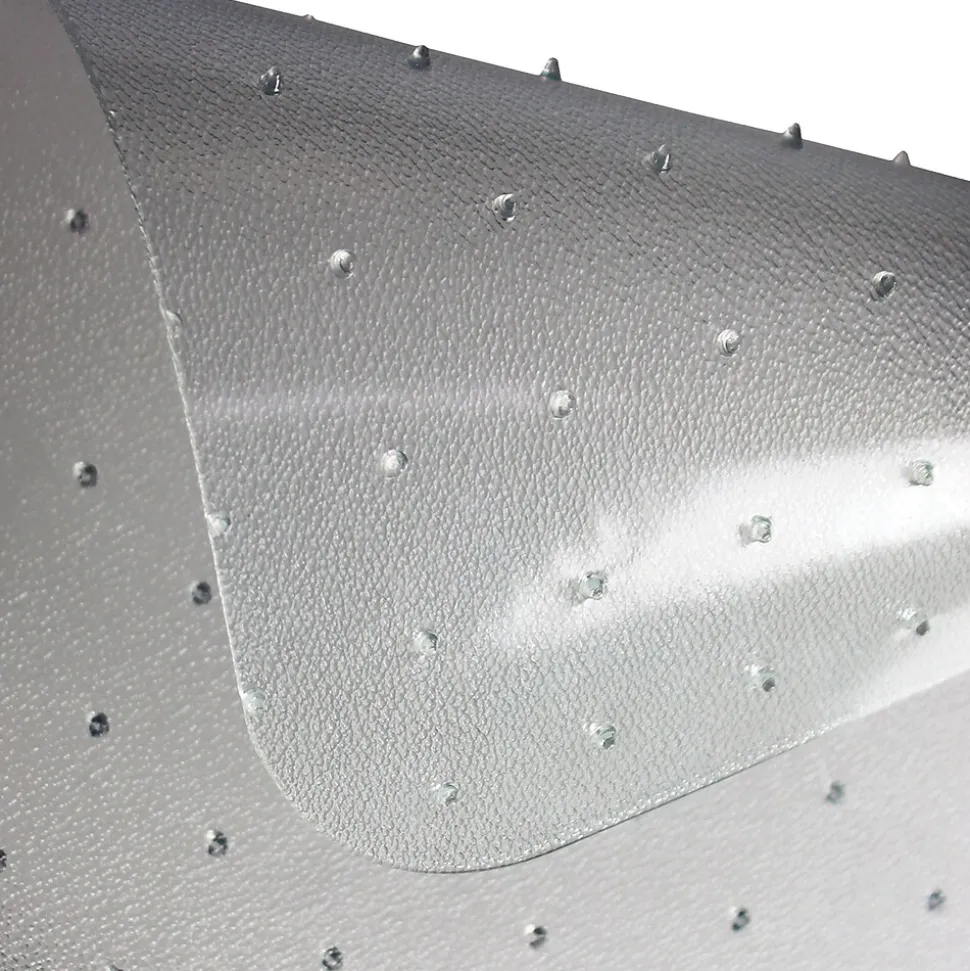 Floortex Ecotex BioPlus Carpet Chair Mat, 46" x 60", Clear Bio Based Polycarbonate (NRCMFLBG0004)