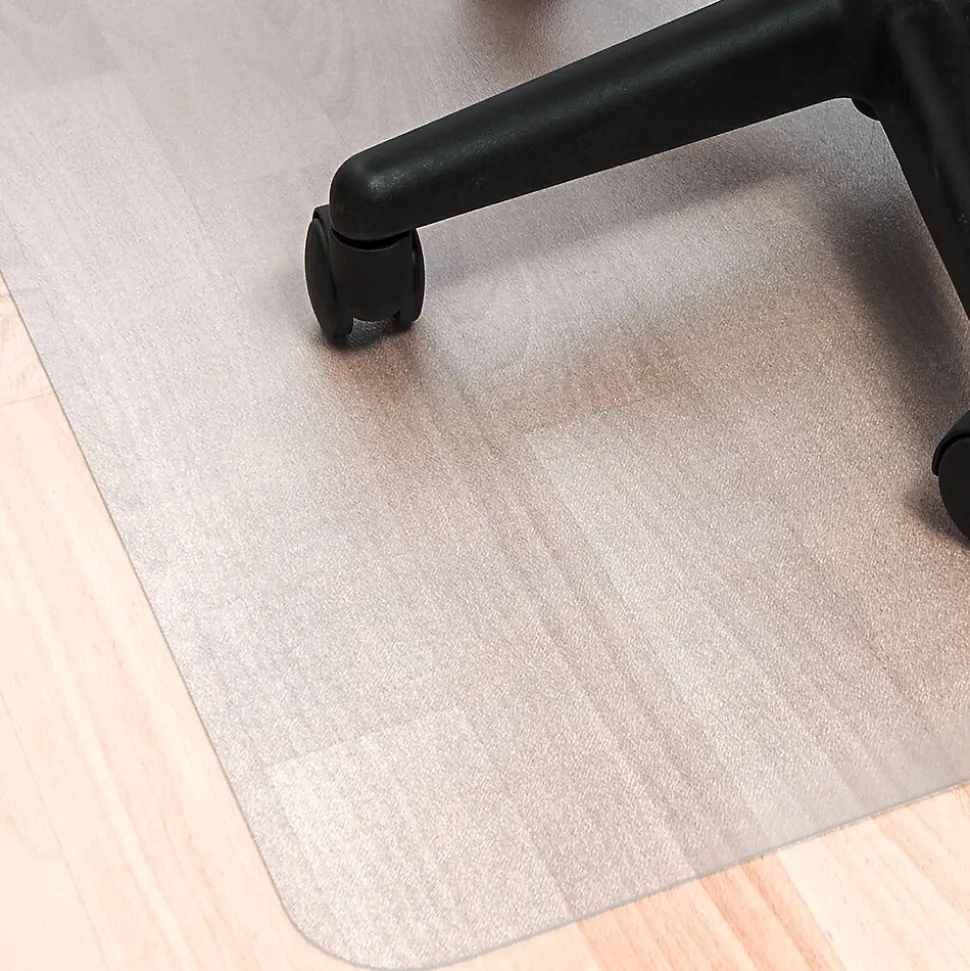 Floortex Ecotex BioPlus Hard Floor Chair Mat, 35" x 47", Clear Bio Based Polycarbonate (NCCMFLBS0002)