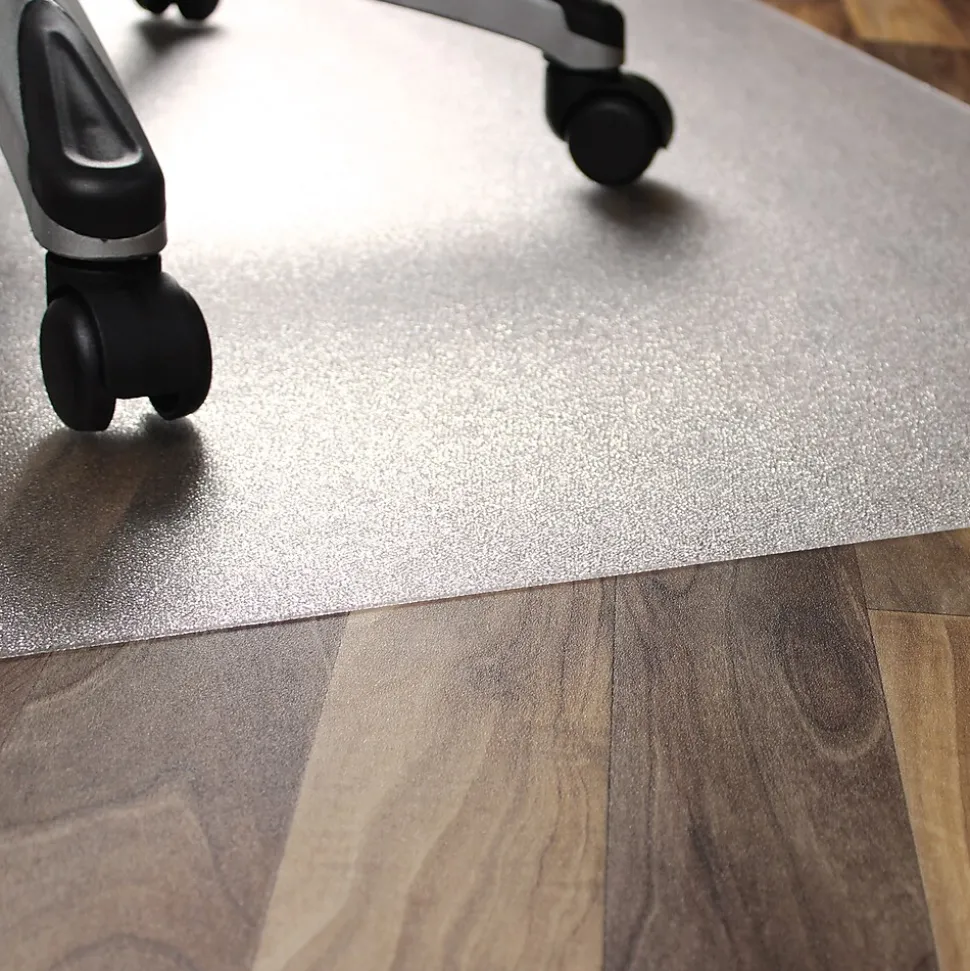 Floortex Ecotex BioPlus Hard Floor Chair Mat, 29" x 47", Clear Bio Based Polycarbonate (NCCMFLBS0001)