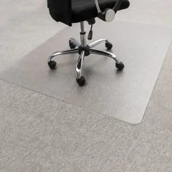 Floortex Evolutionmat Carpet Chair Mat, 48" x 51", Designed for Standard-Pile Carpet, Clear Enhanced Polymer (ECO114851EP)