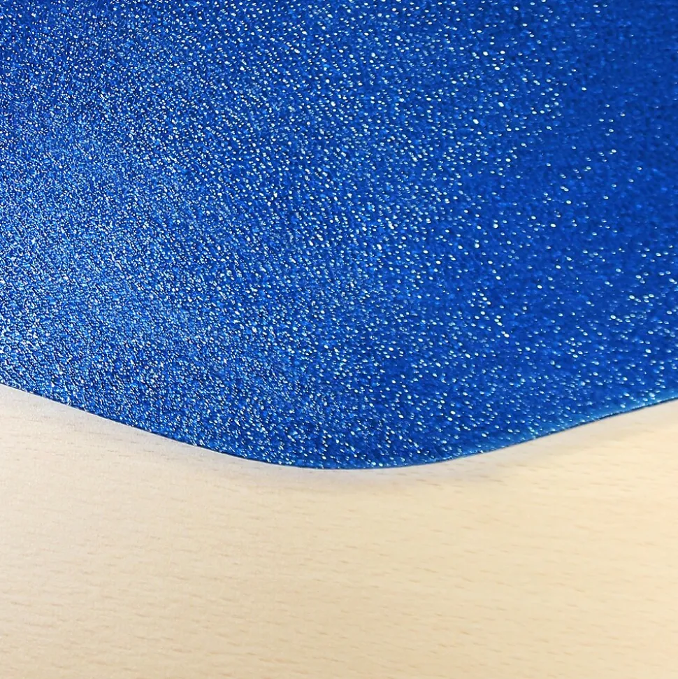 Floortex 9Mat Hard Floor Gaming Chair Mat, 38" x 39", Blue Polycarbonate (FC121001009RBL)